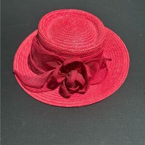 Elegant Red Women's Hat